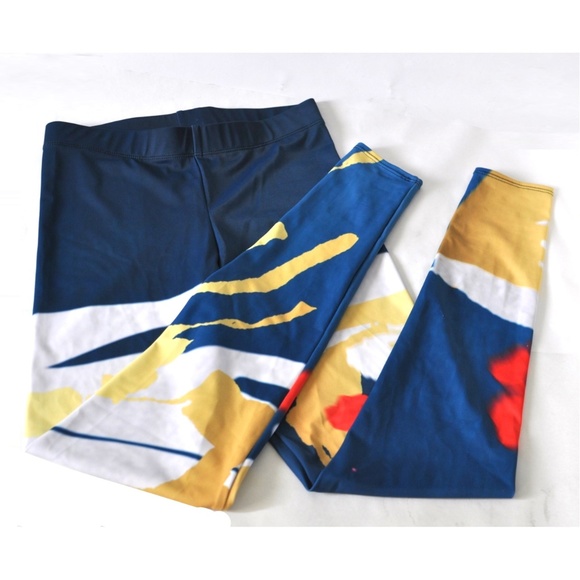 Pants - Wild Leggings Abstract Print Yoga Running tights